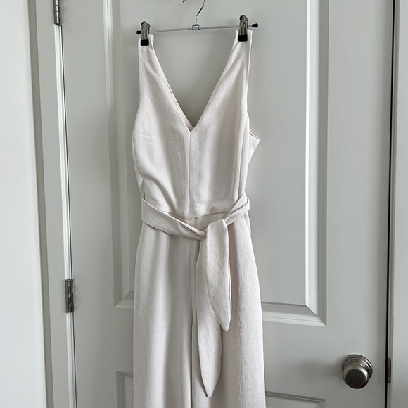 Aritzia Wilfred Ecoulement Jumpsuit - White (6) - Picture 2 of 4